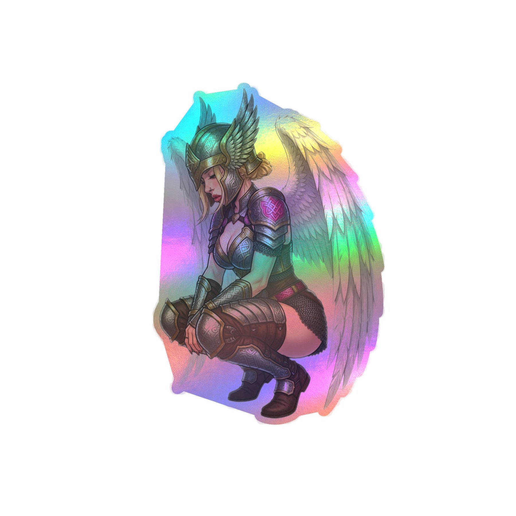 Shieldmaiden's Resolve Kiss-Cut Vinyl Sticker