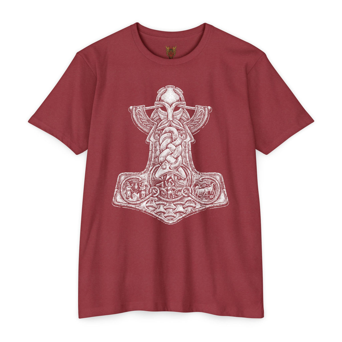 Mjölnir Tee — Medieval Menace × Threat Llama™