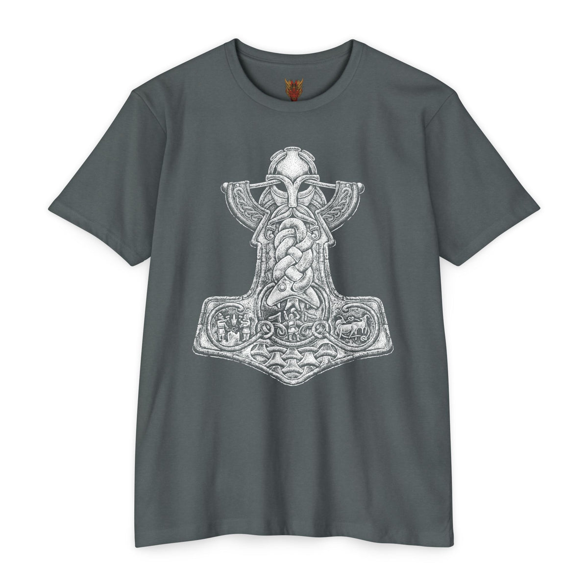 Mjölnir Tee — Medieval Menace × Threat Llama™