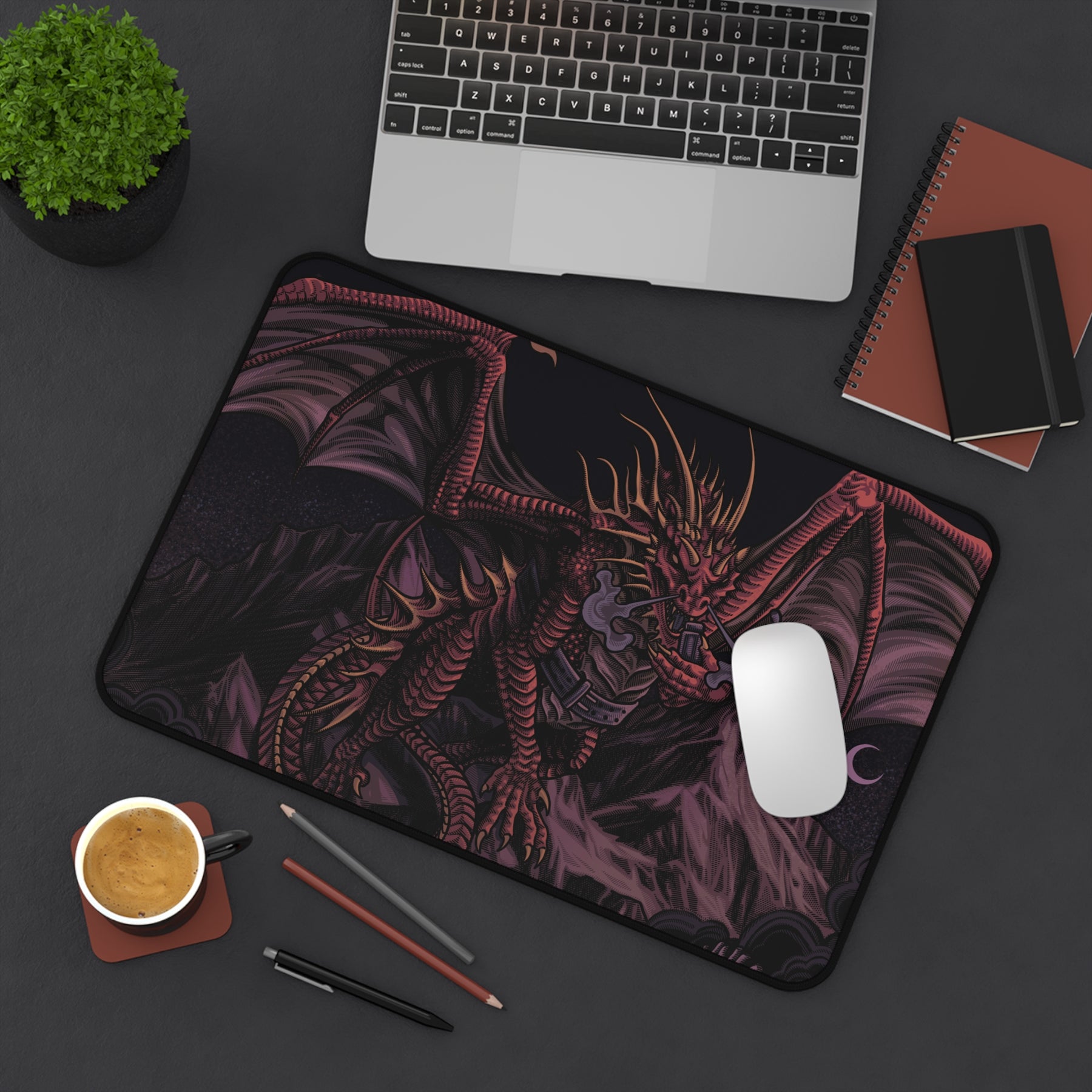 Village Menace Desk Mat — Gaming Mouse Pad