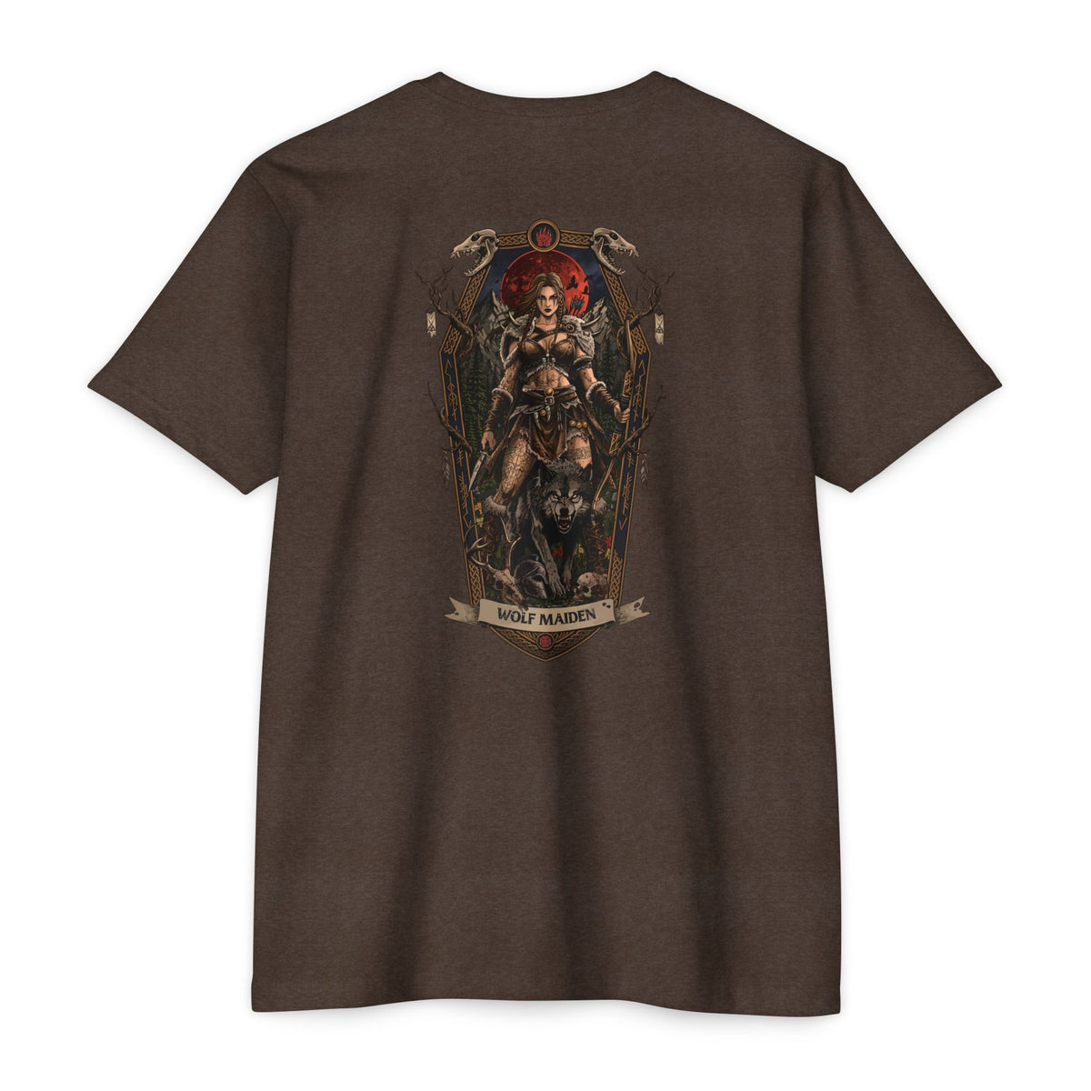 Wolf Maiden Tee Shirt (Back Design)