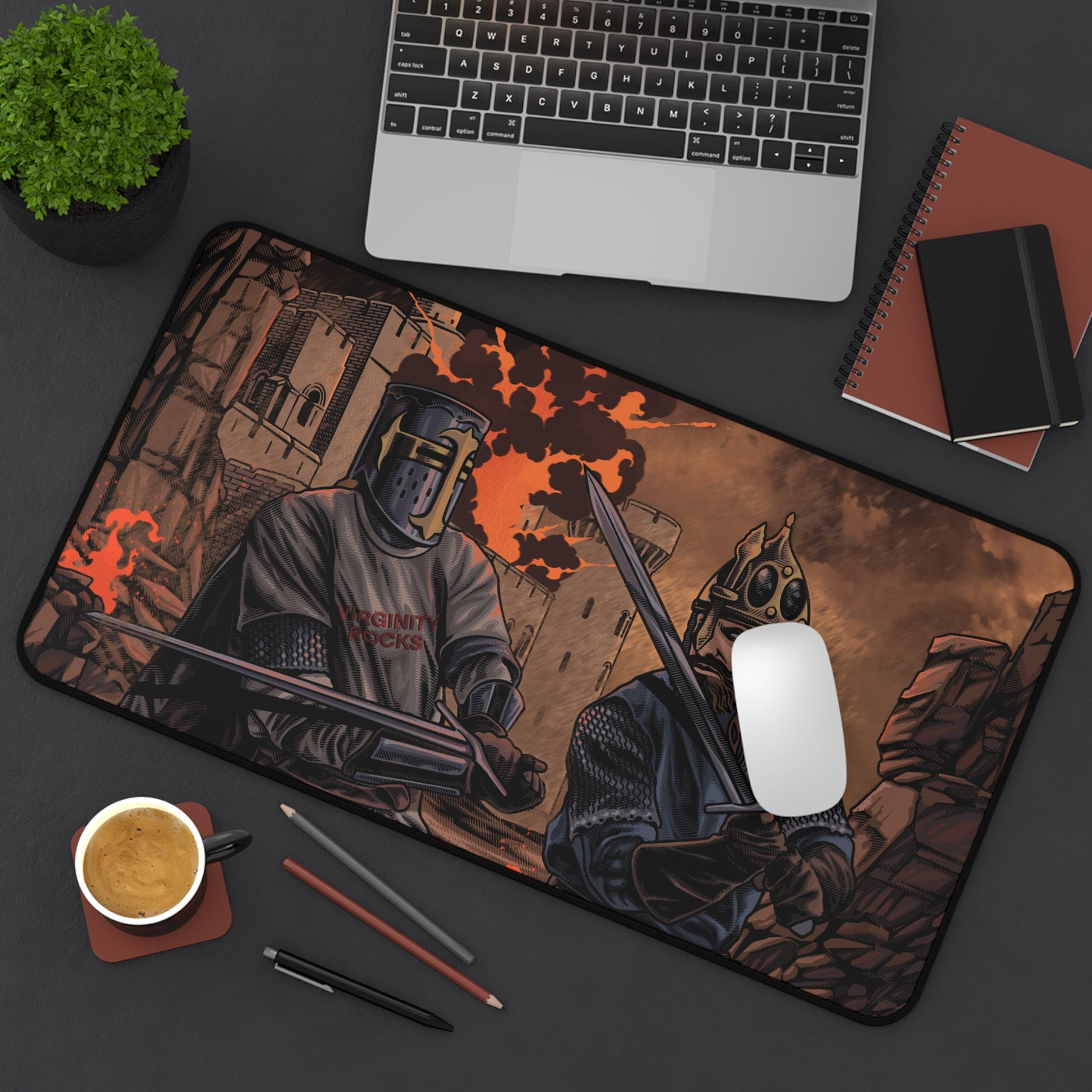 Virginity Rocks Desk Mat — Gaming Mouse Pad