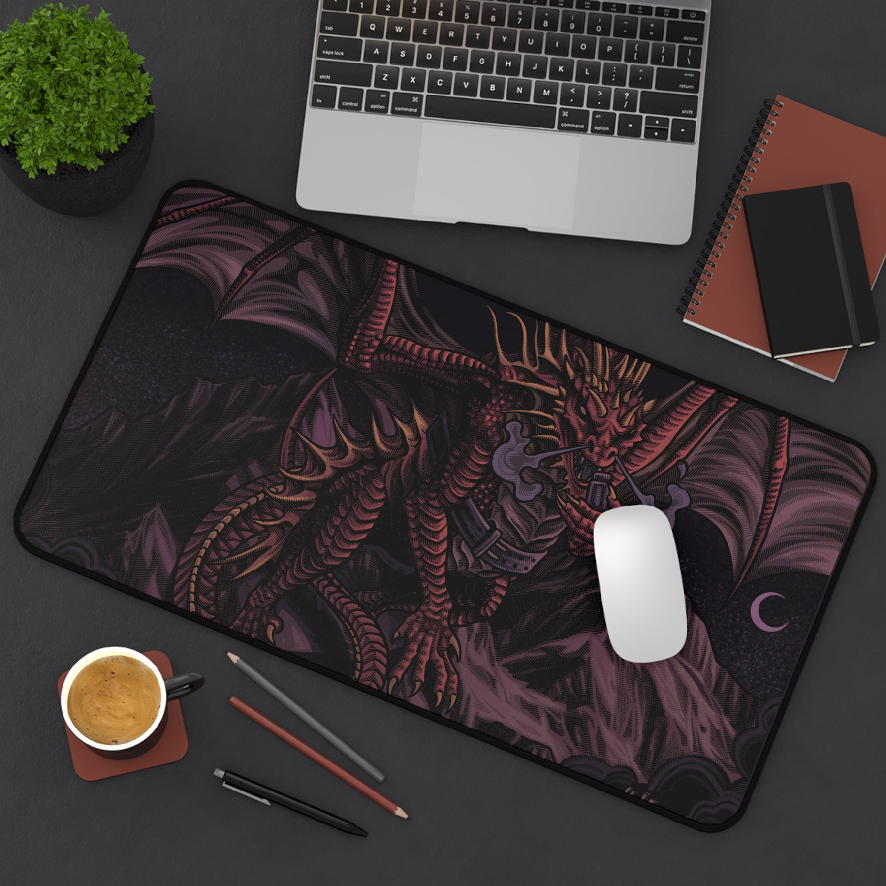 Village Menace Desk Mat — Gaming Mouse Pad