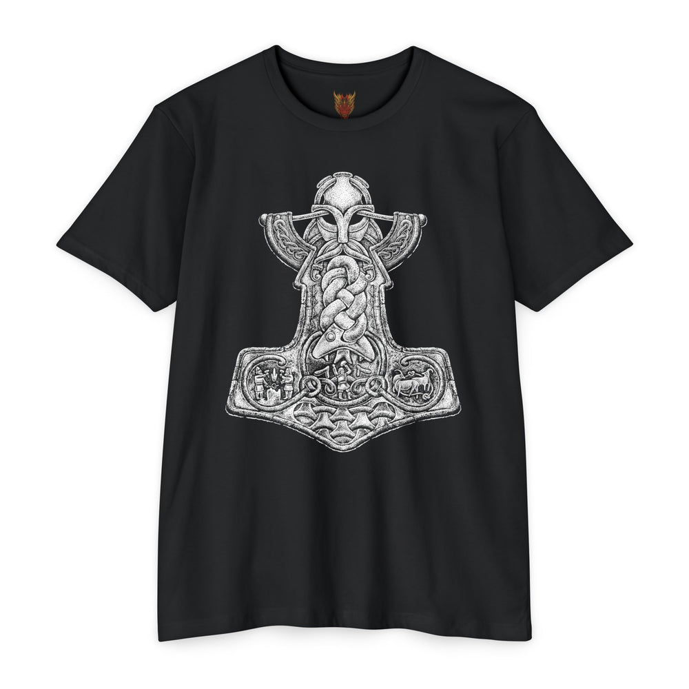 Mjölnir Tee — Medieval Menace × Threat Llama™
