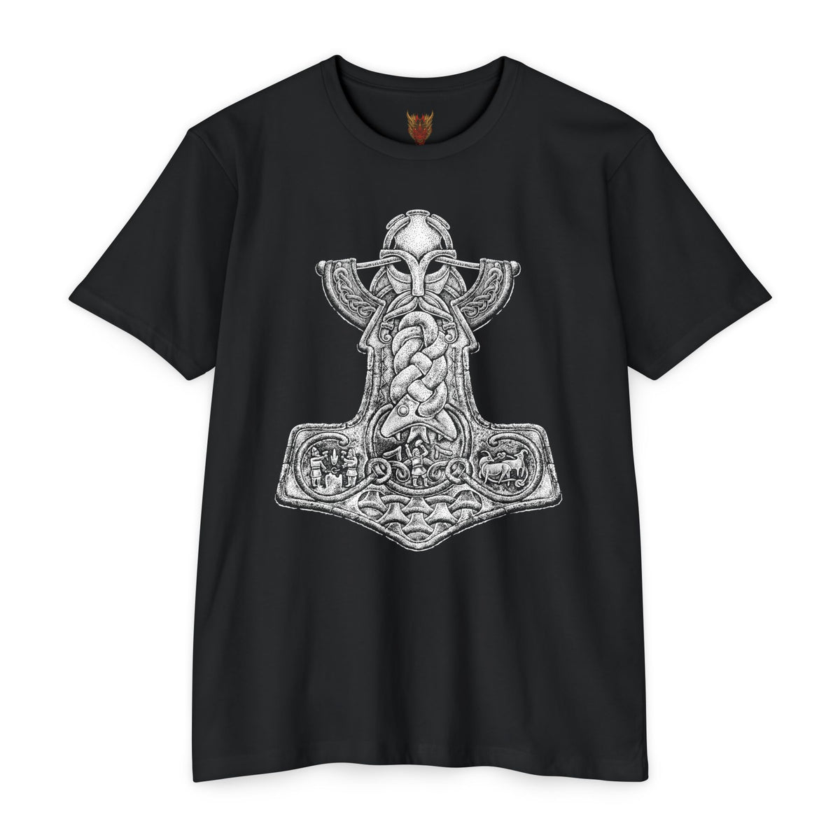 Mjölnir Tee — Medieval Menace × Threat Llama™