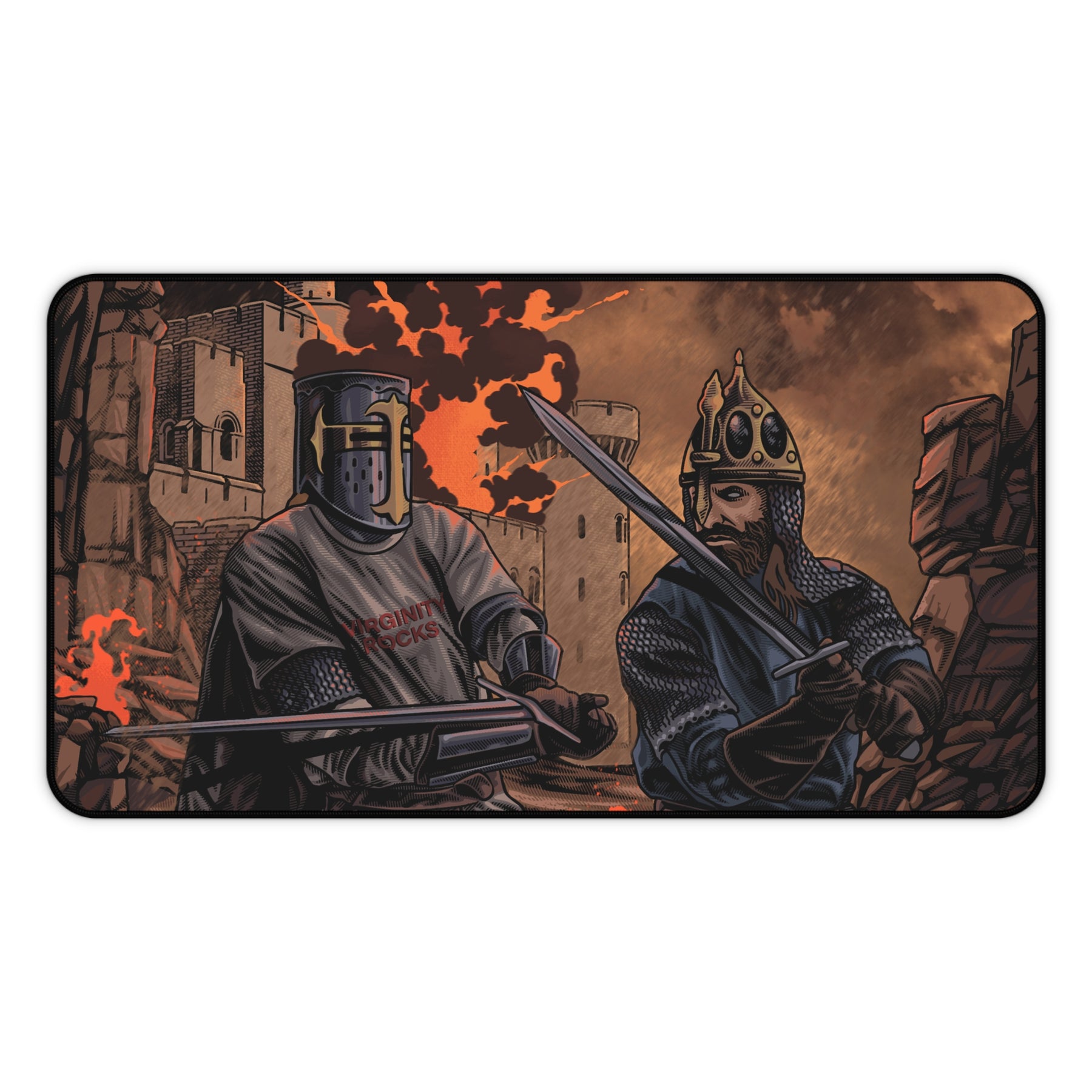 Virginity Rocks Desk Mat — Gaming Mouse Pad