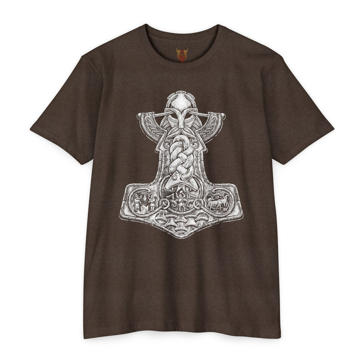 Mjölnir Tee — Medieval Menace × Threat Llama™
