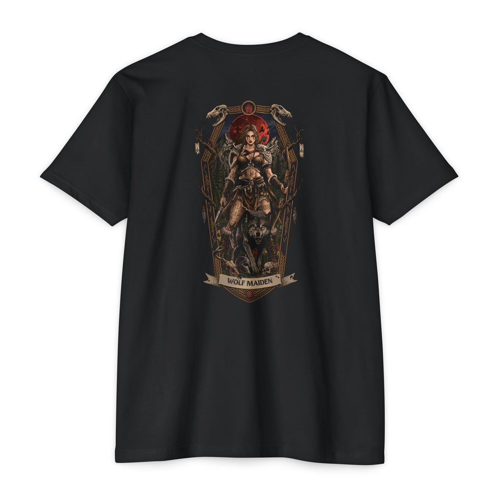 Wolf Maiden Tee Shirt (Back Design)